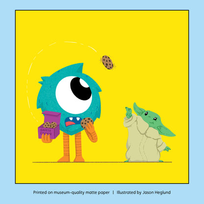 Ollie's Box of Cookies | Art Print