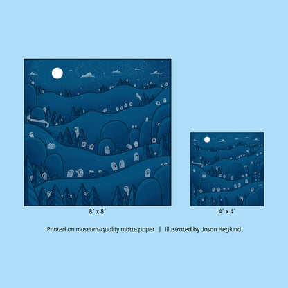Night Ghosts | Art Print