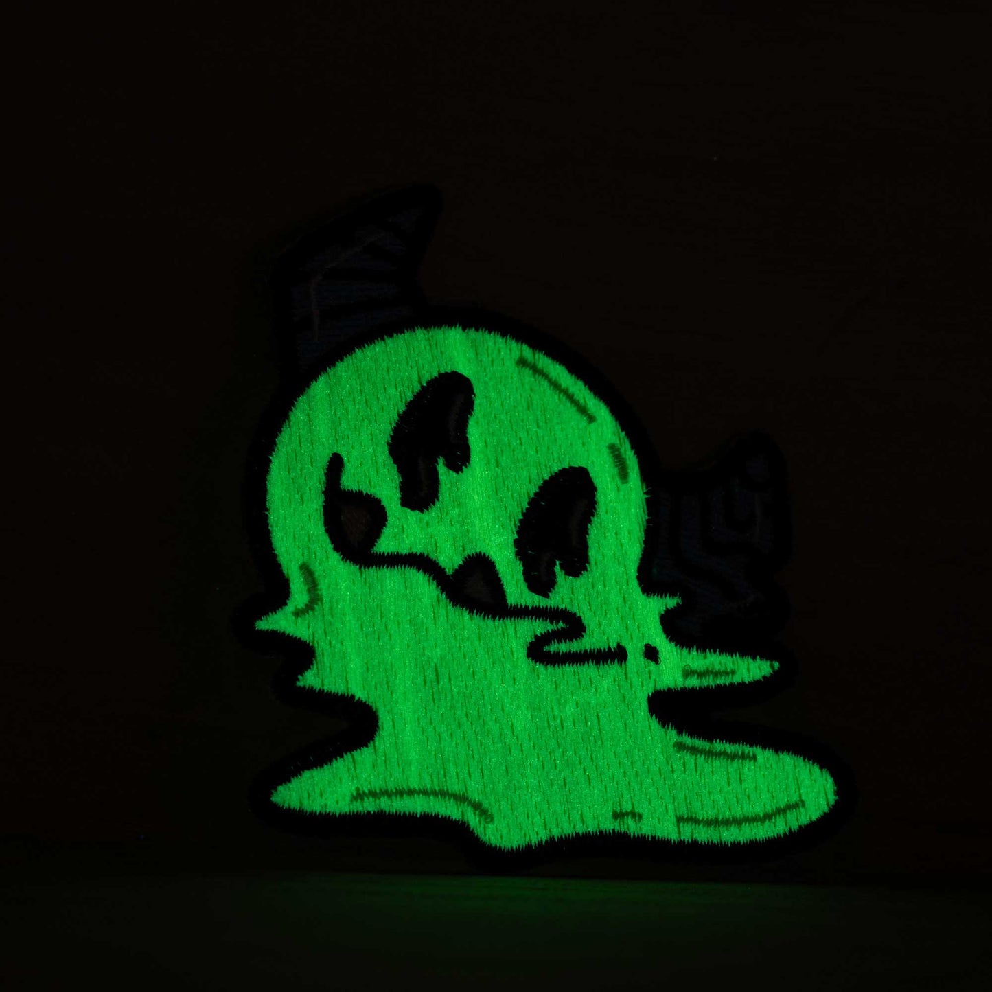 Melty Monster Smiley Face Patch