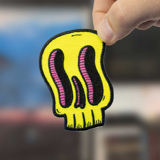 Wavy Skull Patch