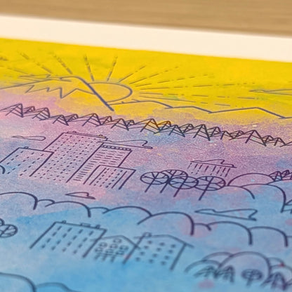 City of Portland Art Print