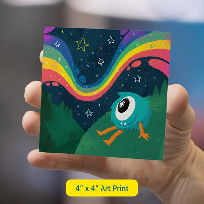 Friendly Monster Art Print