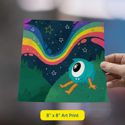 Friendly Monster Art Print
