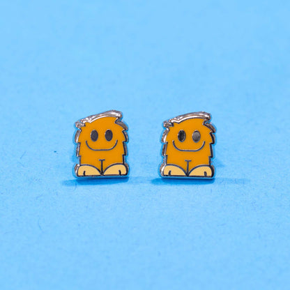 Reggie The Monster Earrings | Small Stud Earrings
