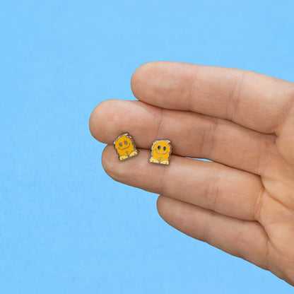Reggie The Monster Earrings | Small Stud Earrings