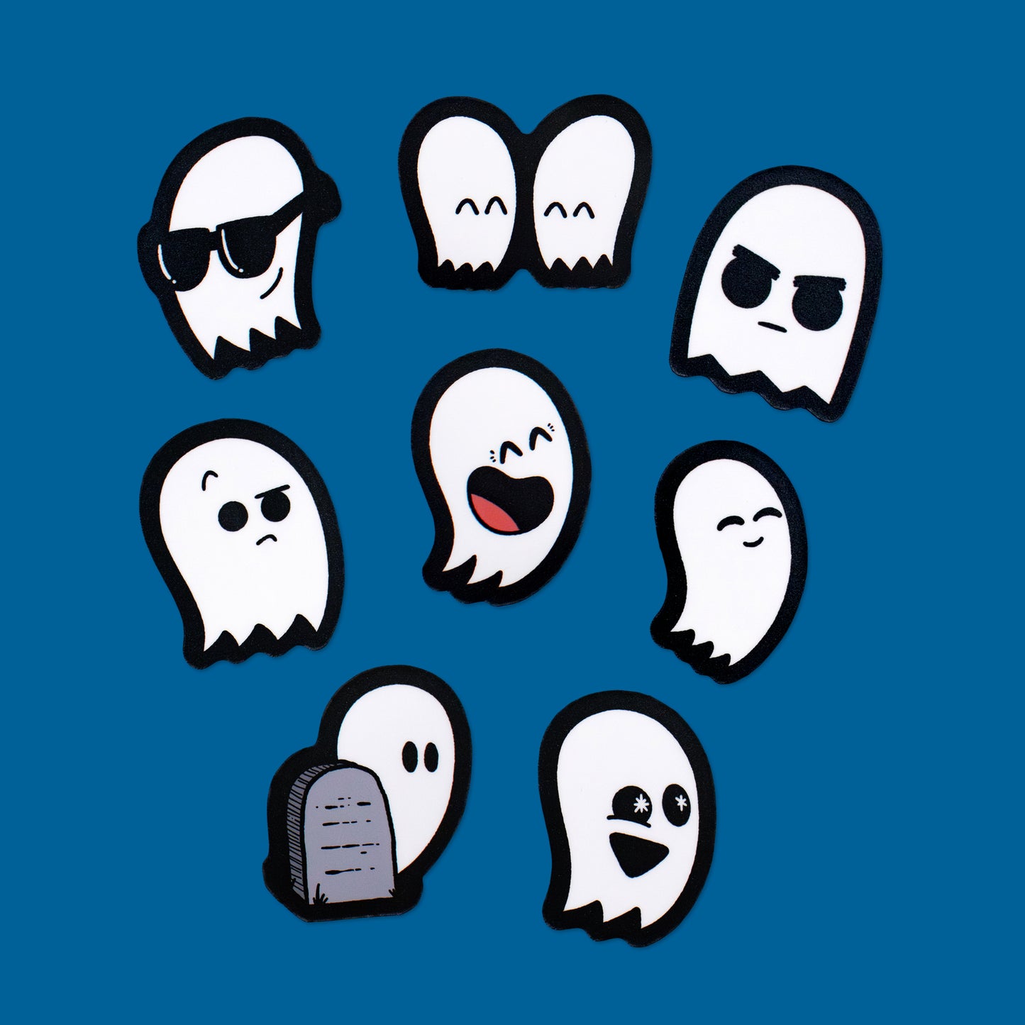 Ghost Sticker Doodles - Silly Mini Stickers