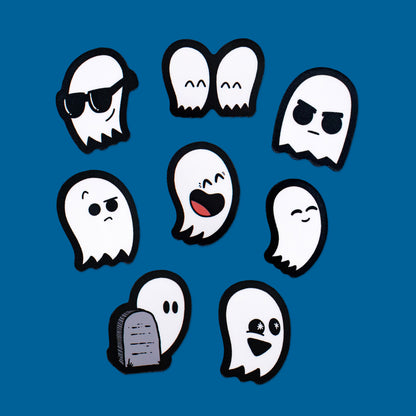 Ghost Sticker Doodles - Silly Mini Stickers