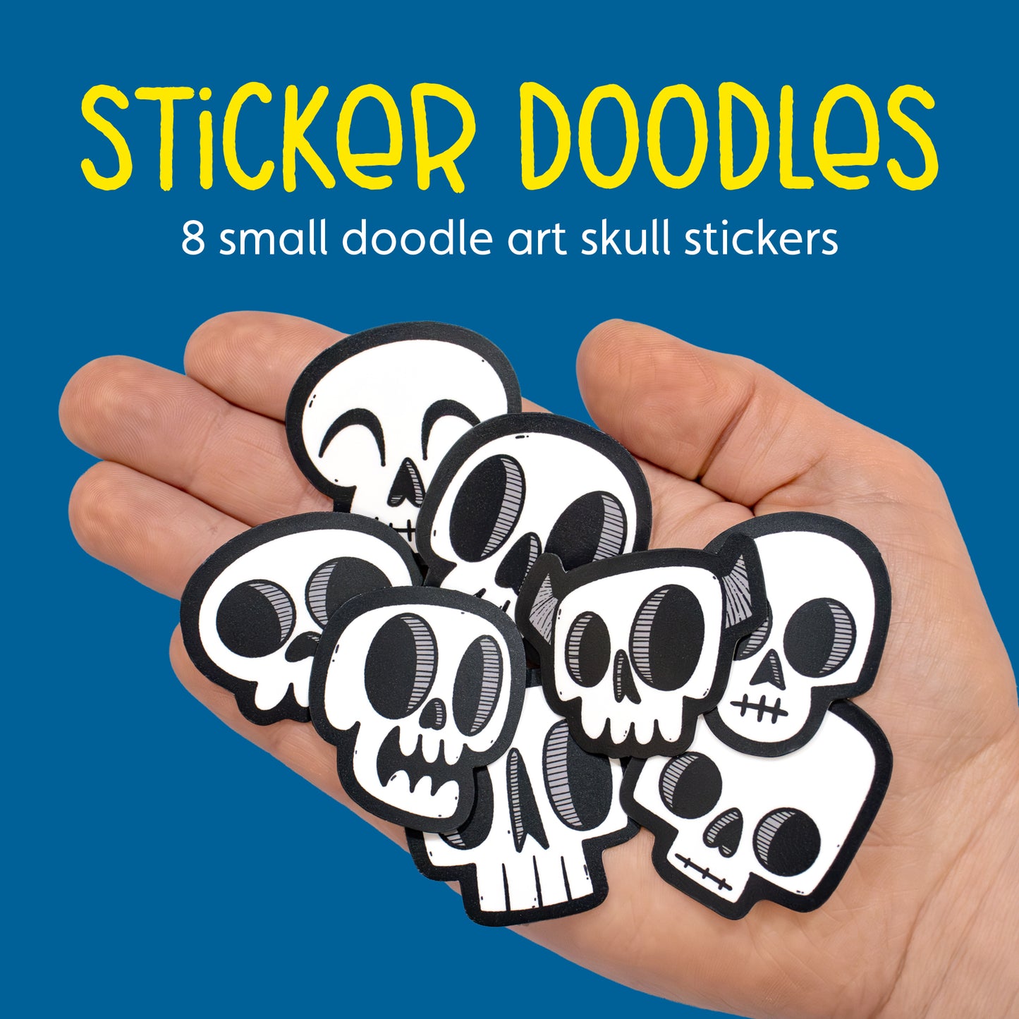 Skull Sticker Doodles - Mini Sticker Pack