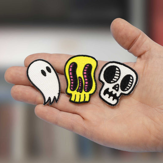 Pack of Small Iron-On Patches