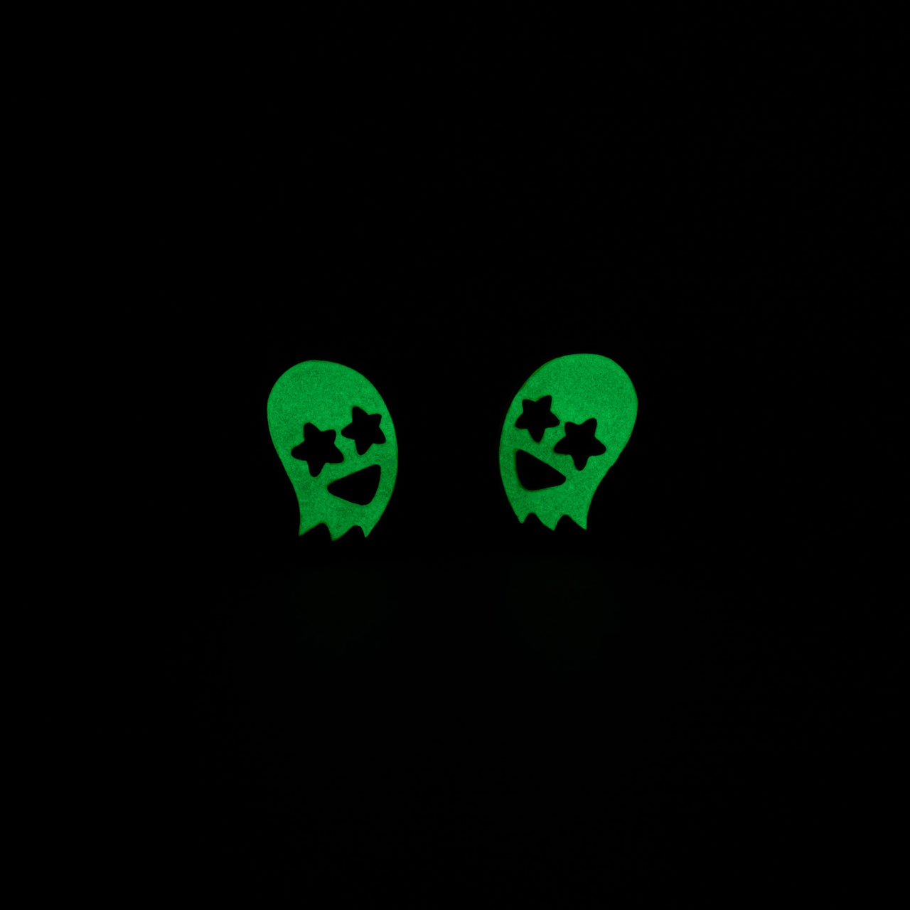Starry Eyed Ghost Earring Studs