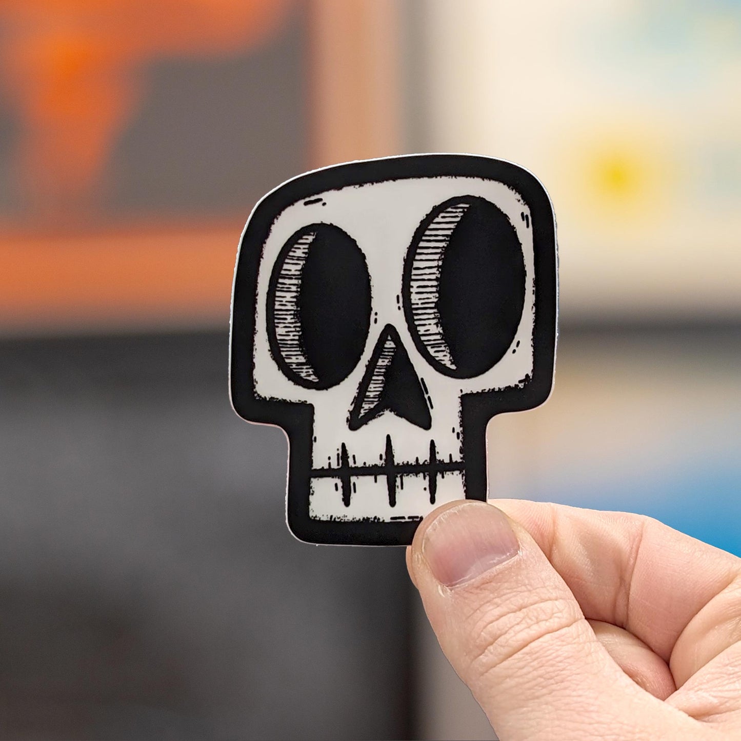 Glow-in-the-Dark Skulls Sticker Pack