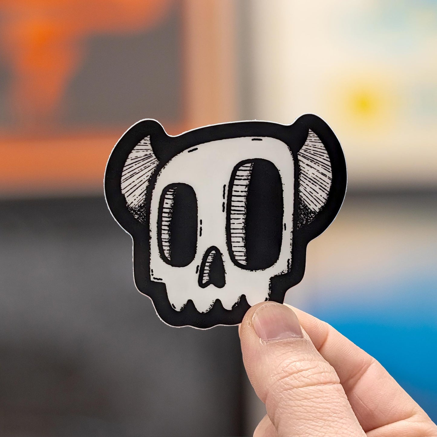 Glow-in-the-Dark Skulls Sticker Pack