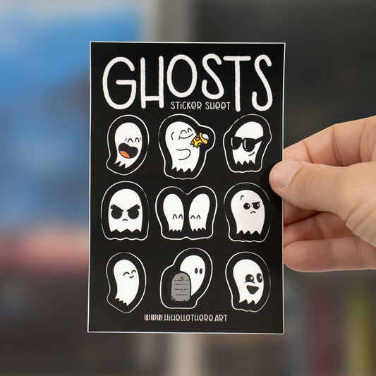 Ghosts Sticker Sheet