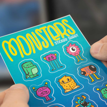 Monsters Sticker Sheet