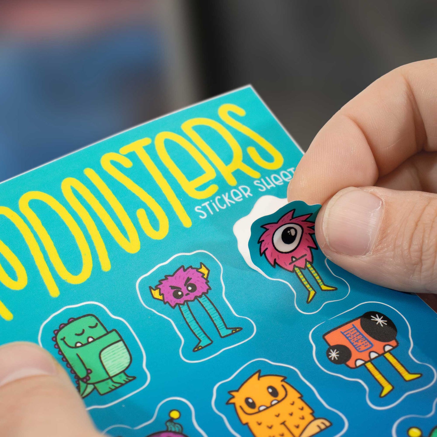 Monsters Sticker Sheet