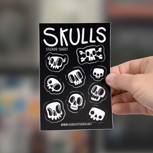 Skulls Sticker Sheet