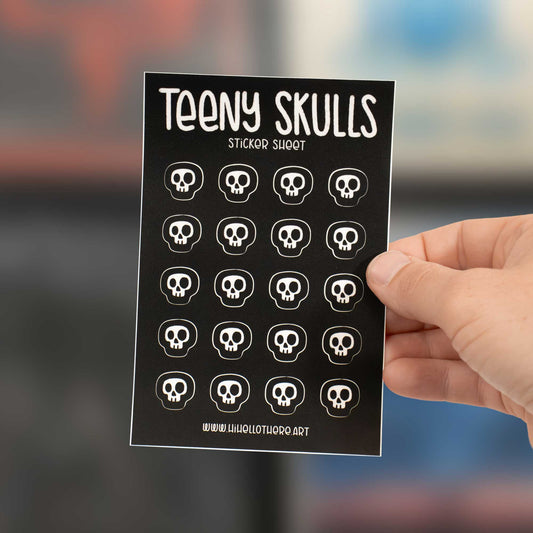Teeny Skulls Sticker Sheet