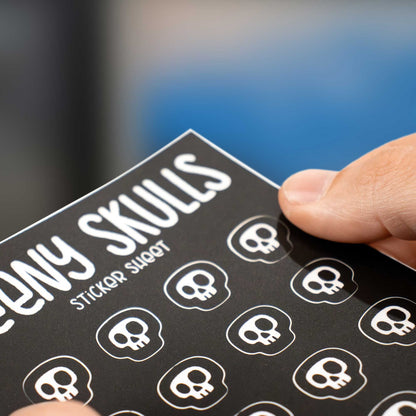 Teeny Skulls Sticker Sheet