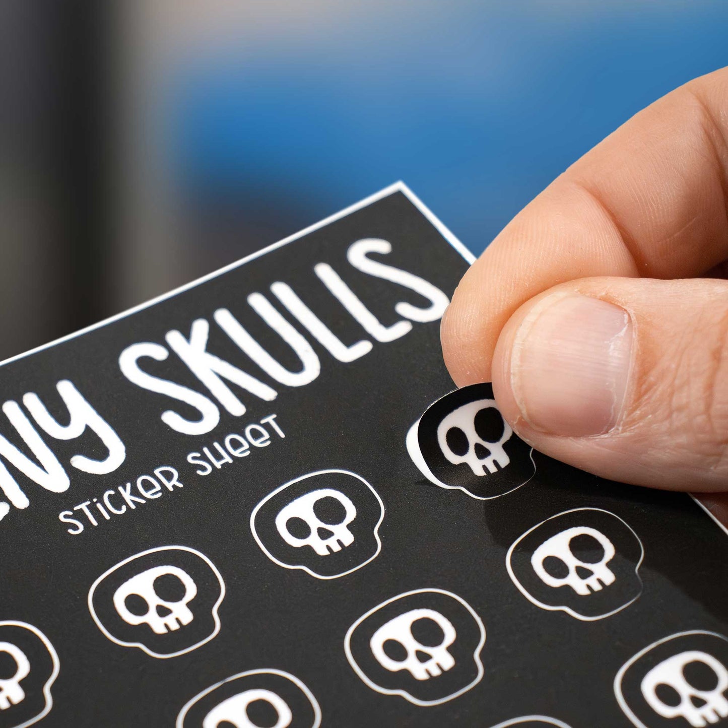 Teeny Skulls Sticker Sheet