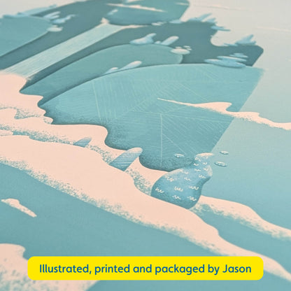 Floating Island Art Print