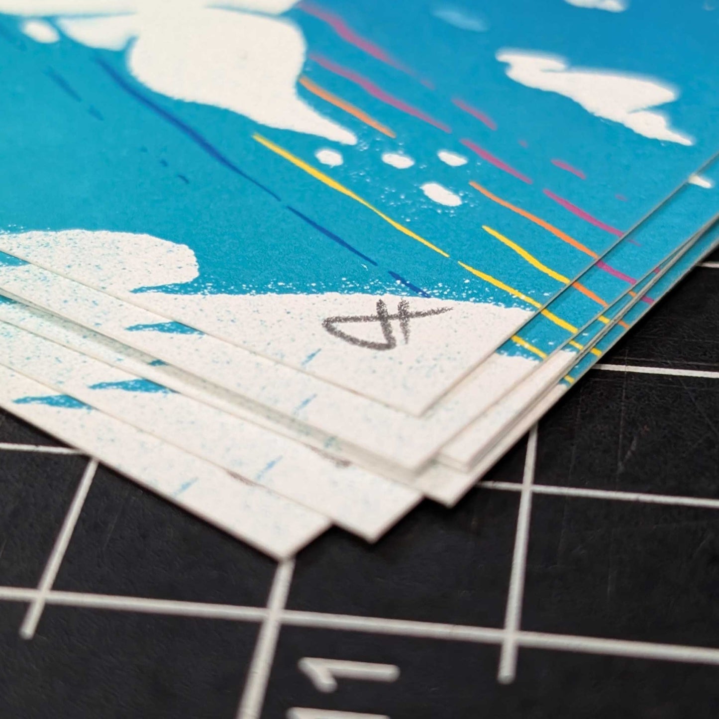 Unicorn on a Cloud | Mini Art Print