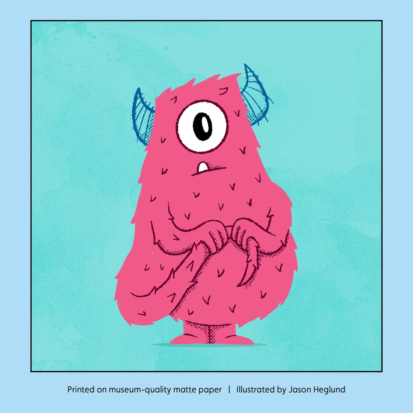 Wallace the Worrier | Art Print