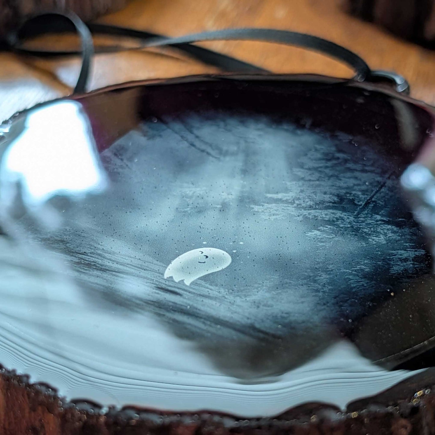 Fred the Ghost Wood & Resin Ornament