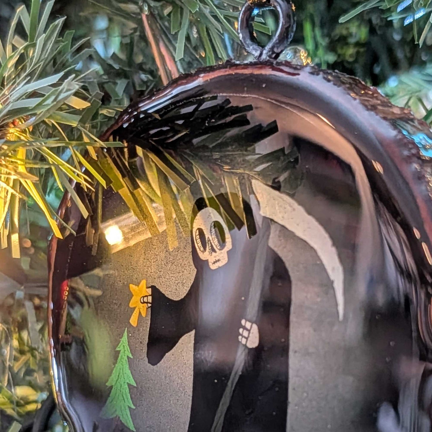 Reaper Wood & Resin Ornament