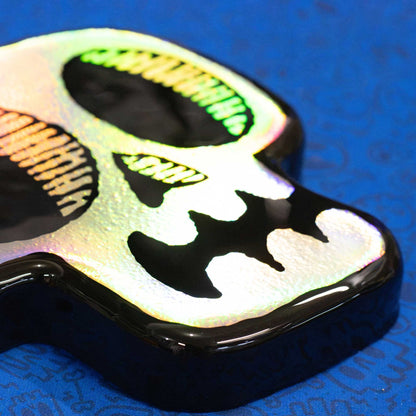 Holographic Skull | Woodcut Wall Art 1026