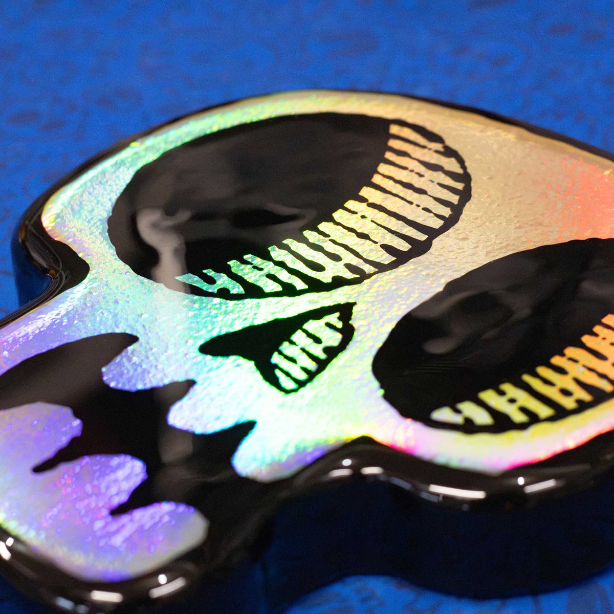 Holographic Skull | Woodcut Wall Art 1026