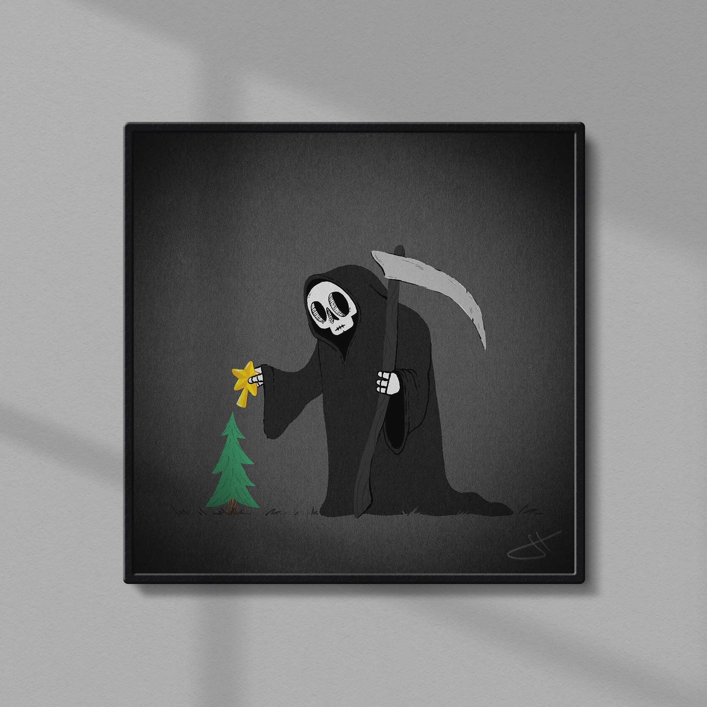 Death Decorates | Mini Art Print
