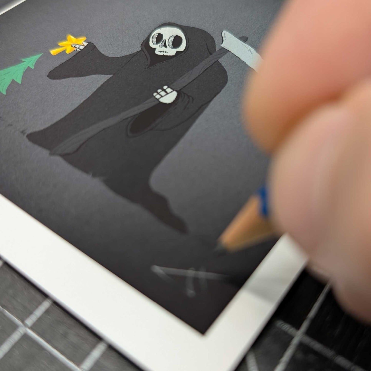 Death Decorates | Mini Art Print