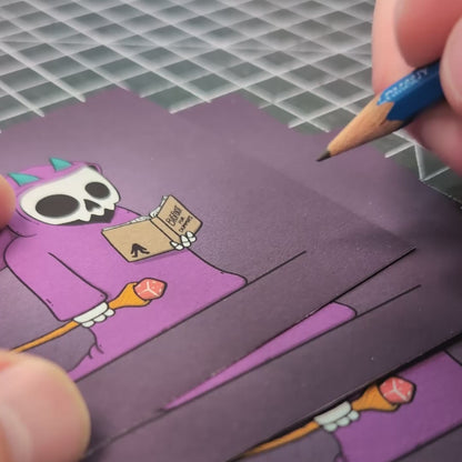 Neco the Necro | Mini Art Print