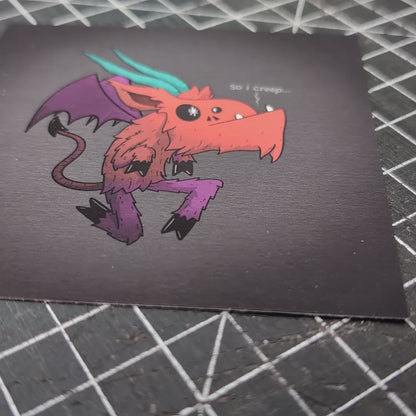 The Jersey Devil Creepin' | Mini Art Print