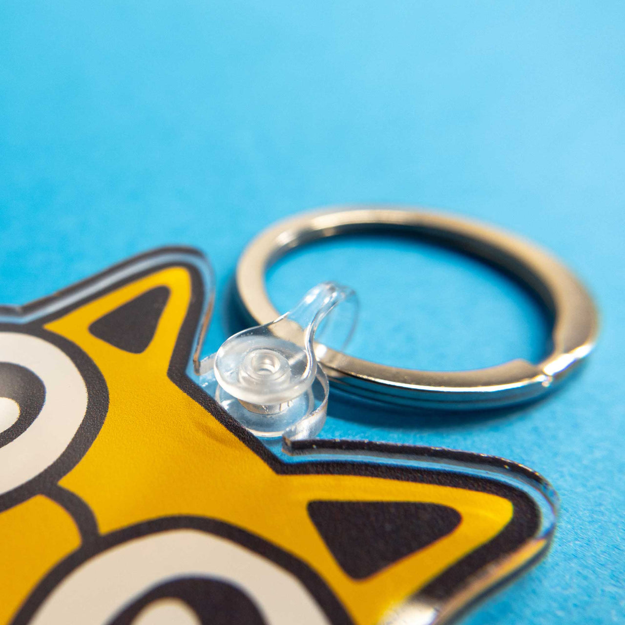 Cat with Glasses | Acrylic Keychain
