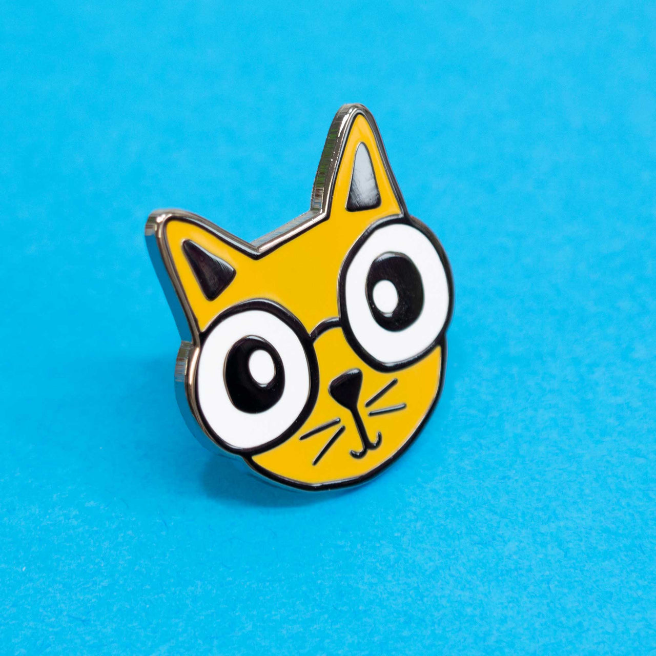 Cat with Glasses | Hard Enamel Pin