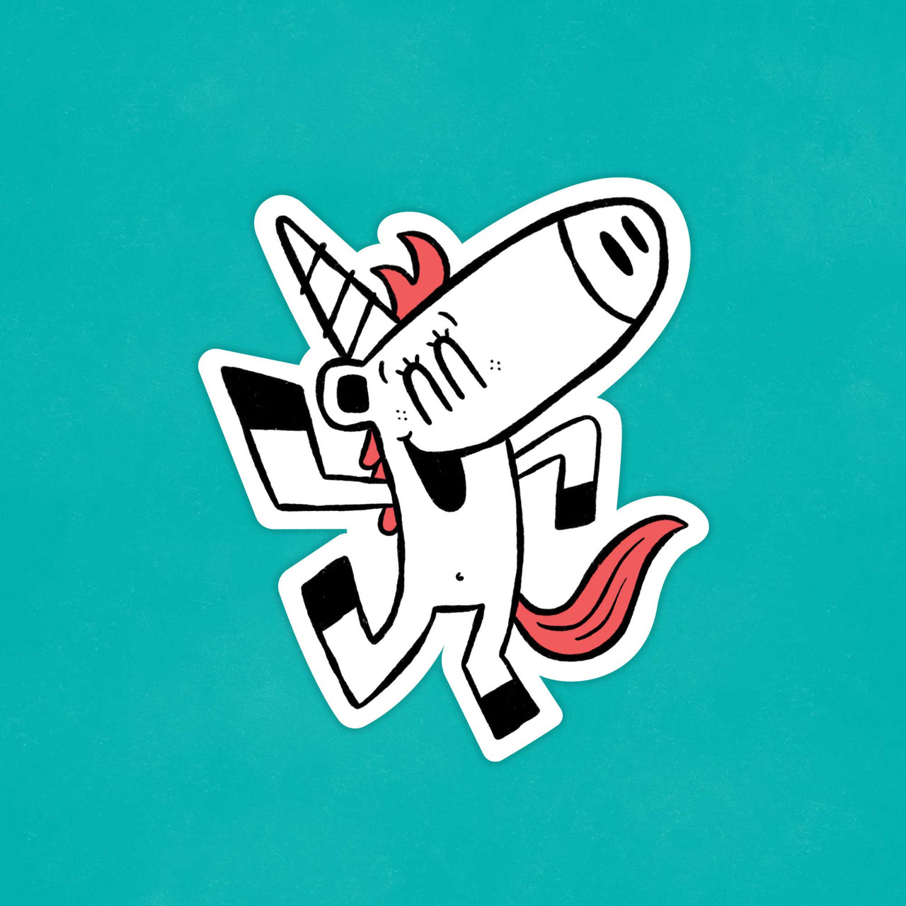 Dancing Unicorn Sticker
