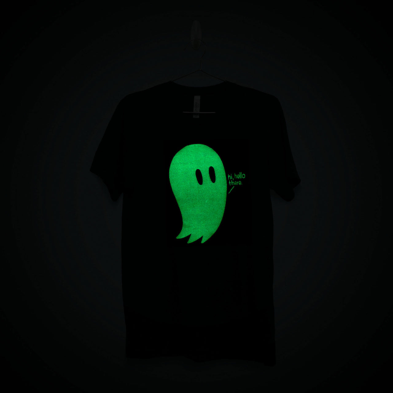 Fred the Ghost | Glow in the Dark Black Shirt