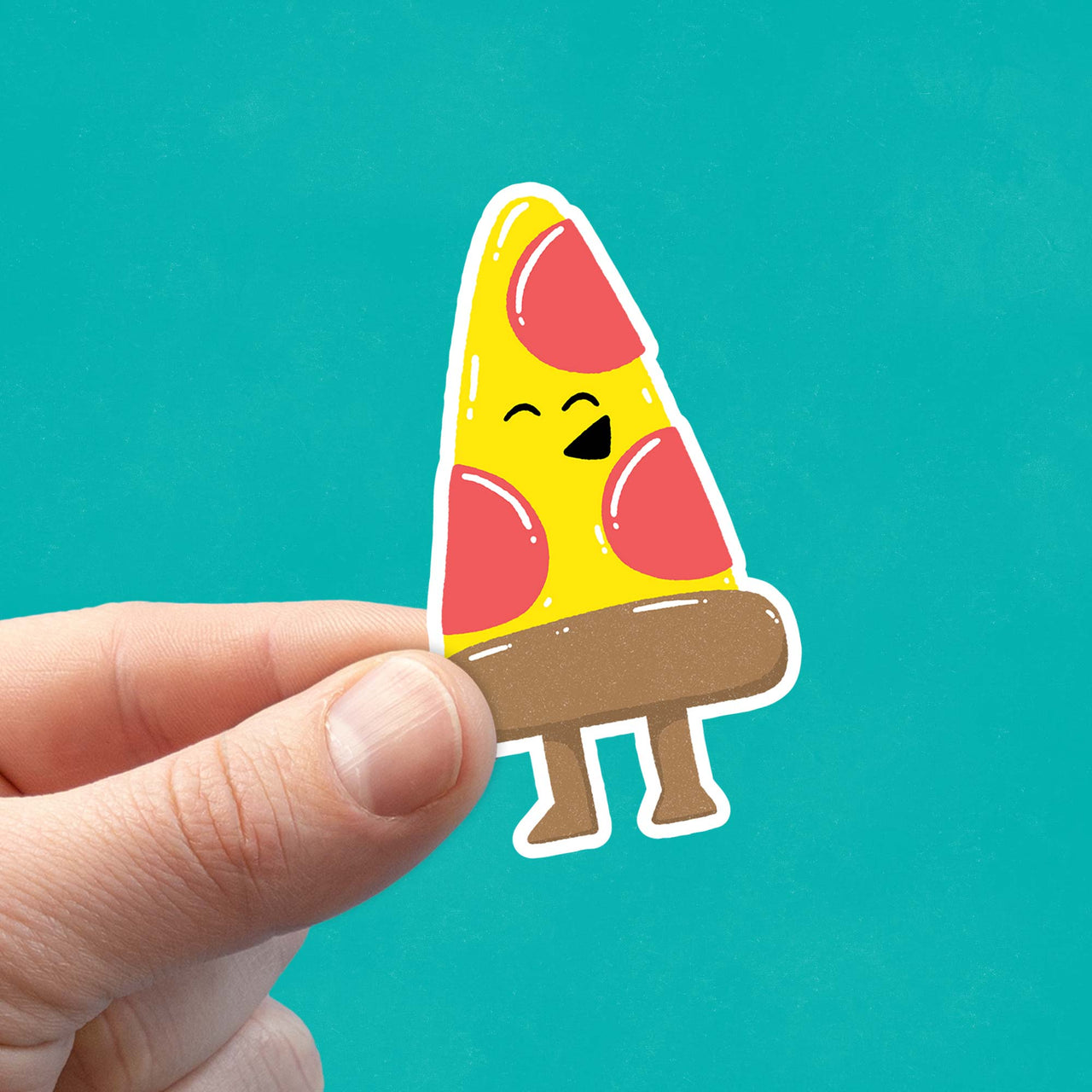 Friendly Pizza Sticker