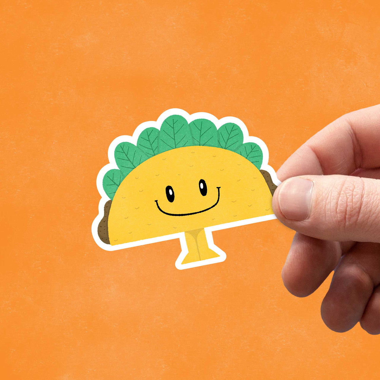 Friendly Taco Food Sticker