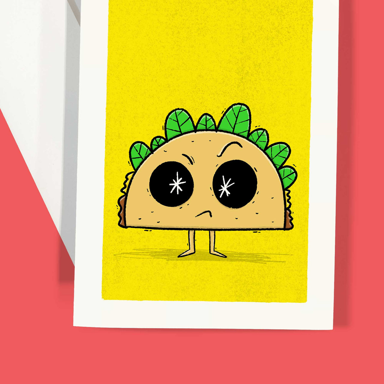 Angry Taco | Greeting Card