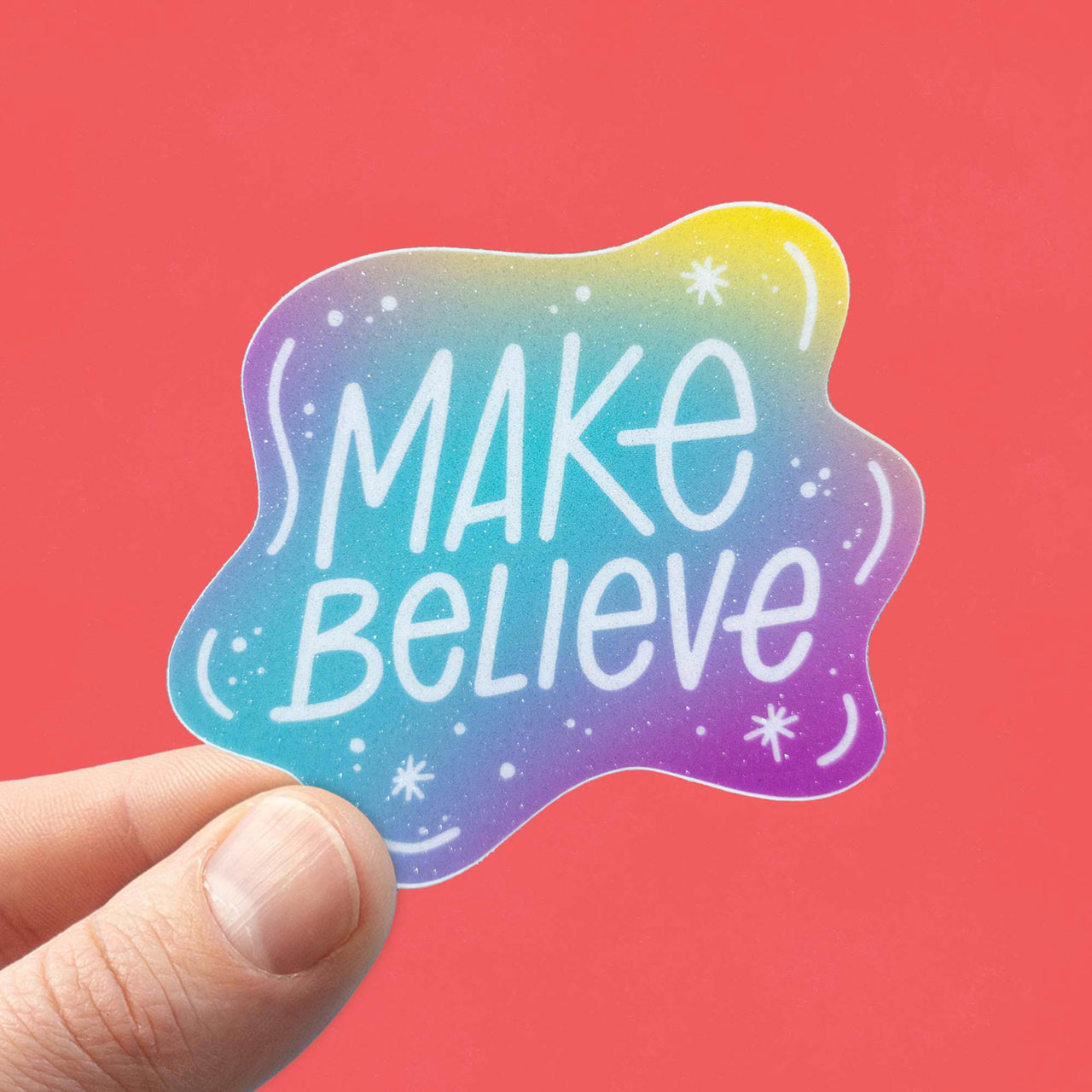 Make Believe Sparkly Sticker