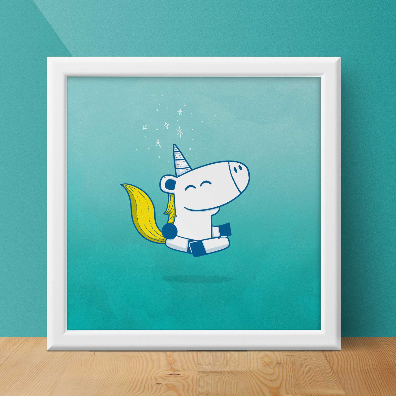 Meditating Unicorn | Unframed Art Print