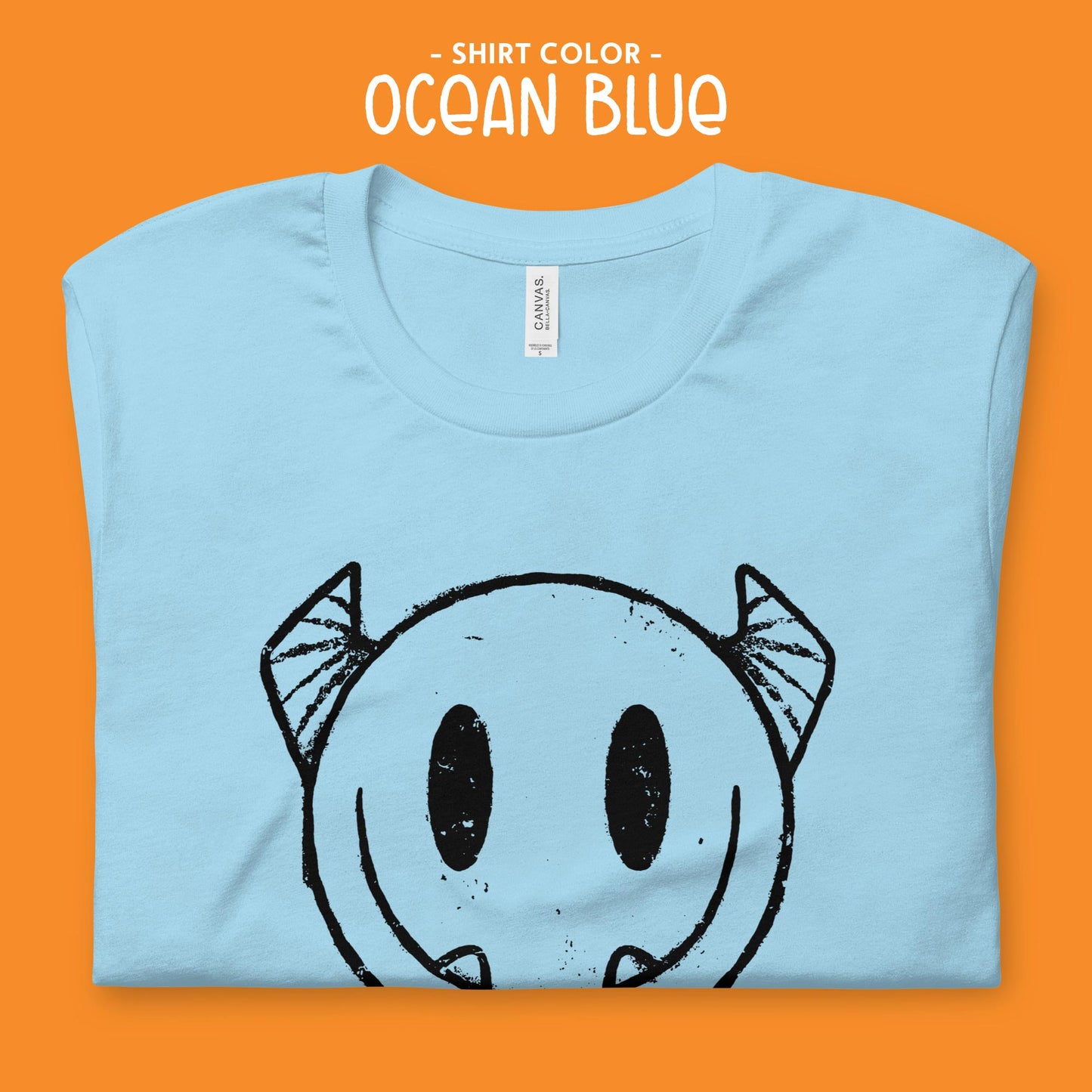 Smiley Monster Face T-Shirt