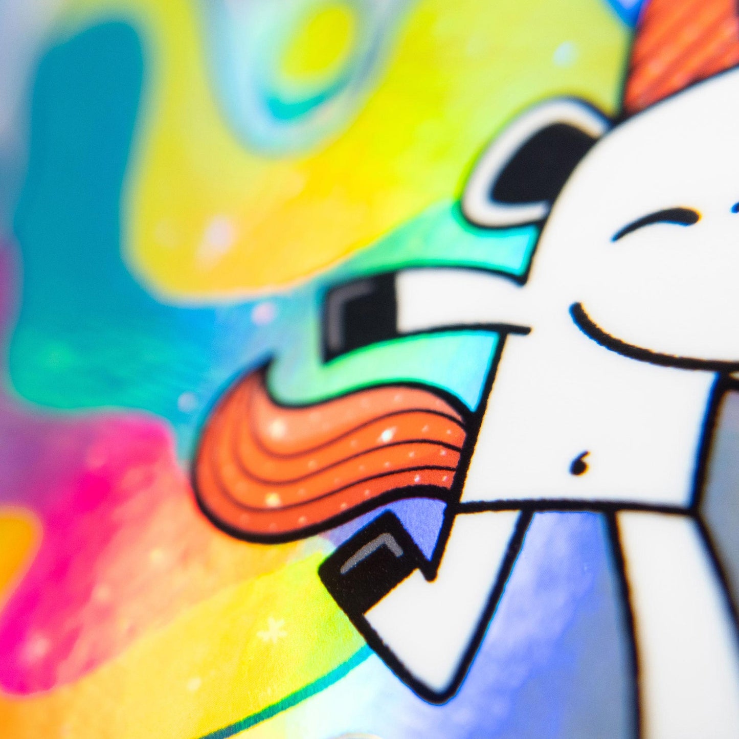 Rainbow Unicorn | Holographic Unicorn Sticker