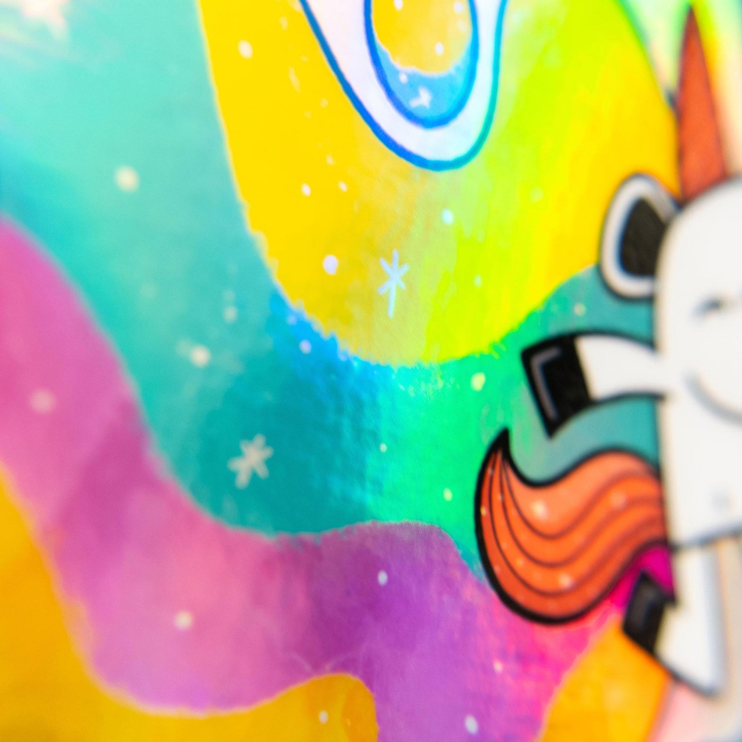 Rainbow Unicorn | Holographic Unicorn Sticker