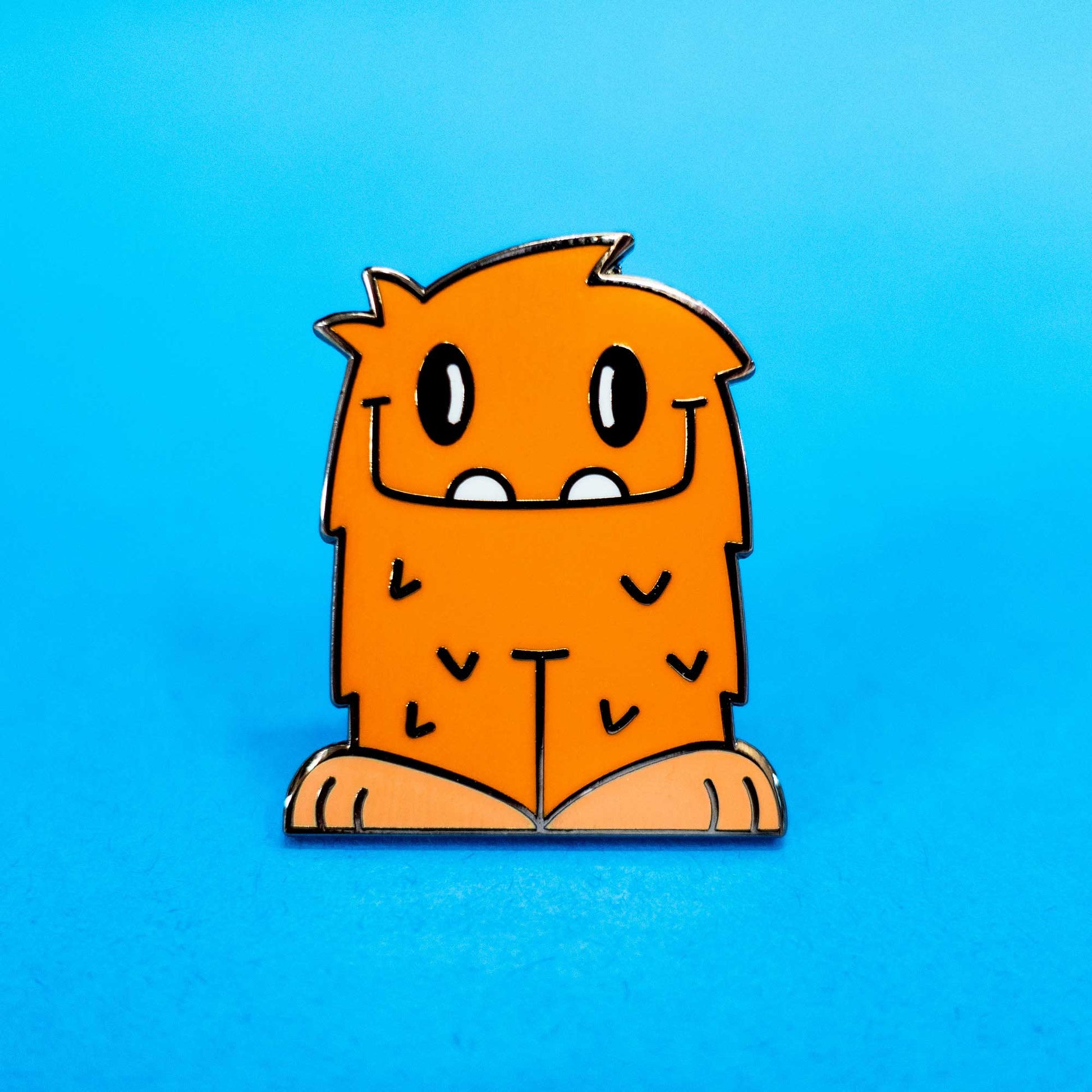 reggie the cute little monster enamel pin