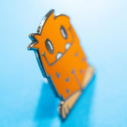 reggie the cute little monster enamel pin