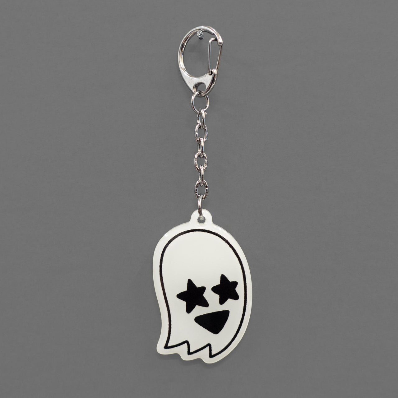 Starry Eyed Ghost | Glow-in-the-Dark Keychain
