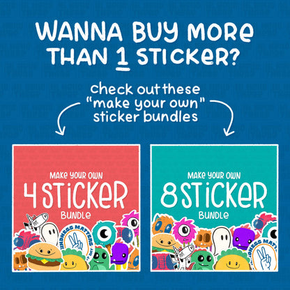 Ollie Likes Cookies | Monster Sticker